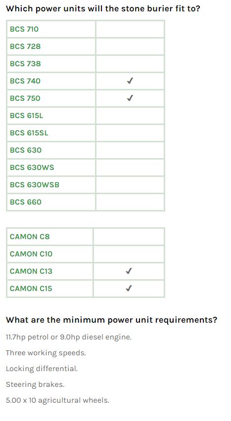 BCS Stone Burier Attachment - Image 4